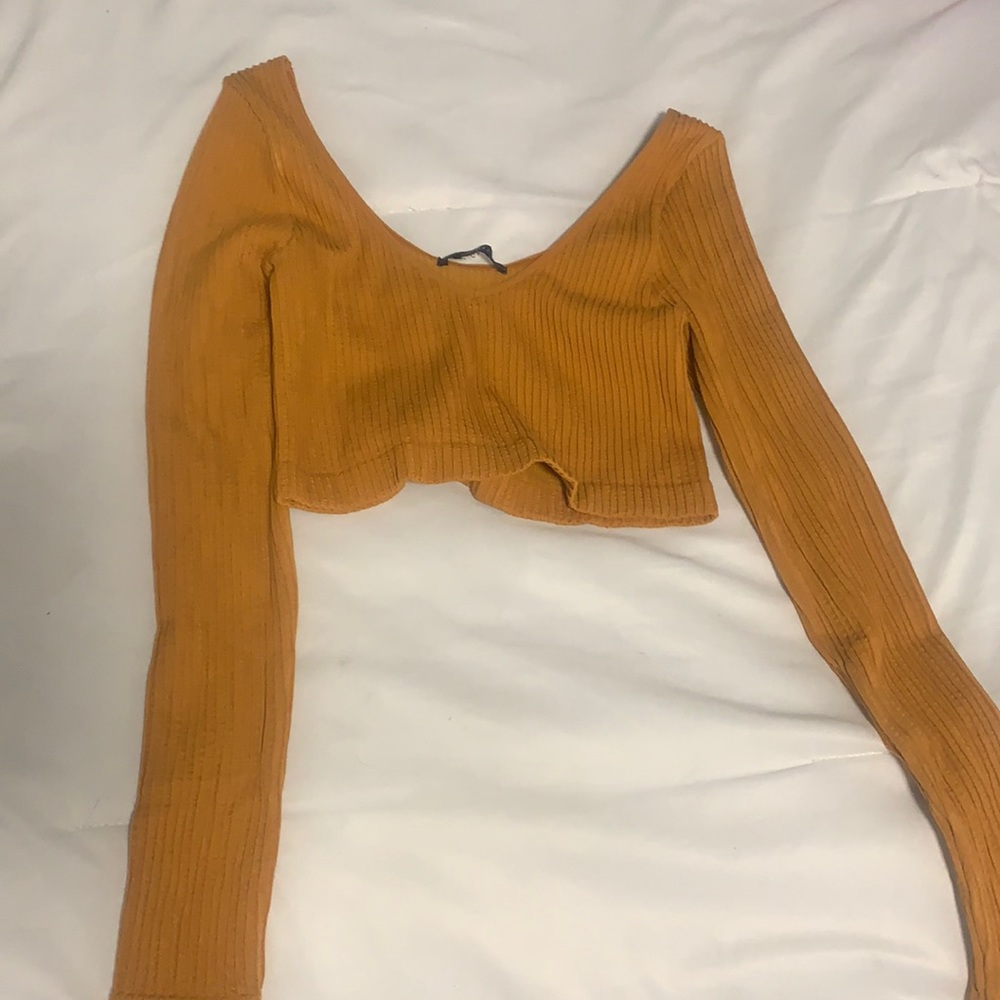 Long Sleeve Crop Top Forever 21